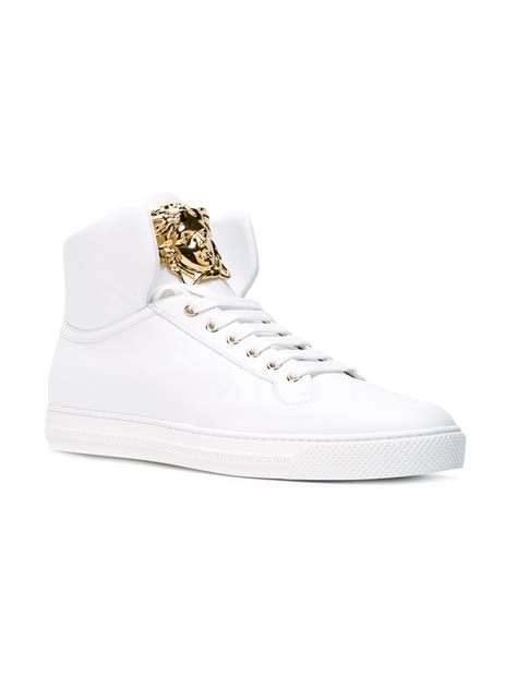 versace 2016 high top|Versace high top sneakers white.